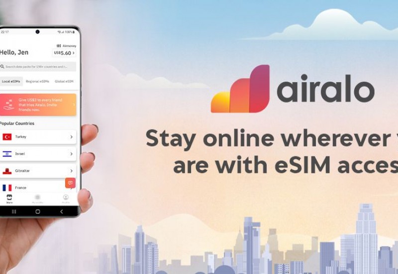 eSim get you online as soon as you land.